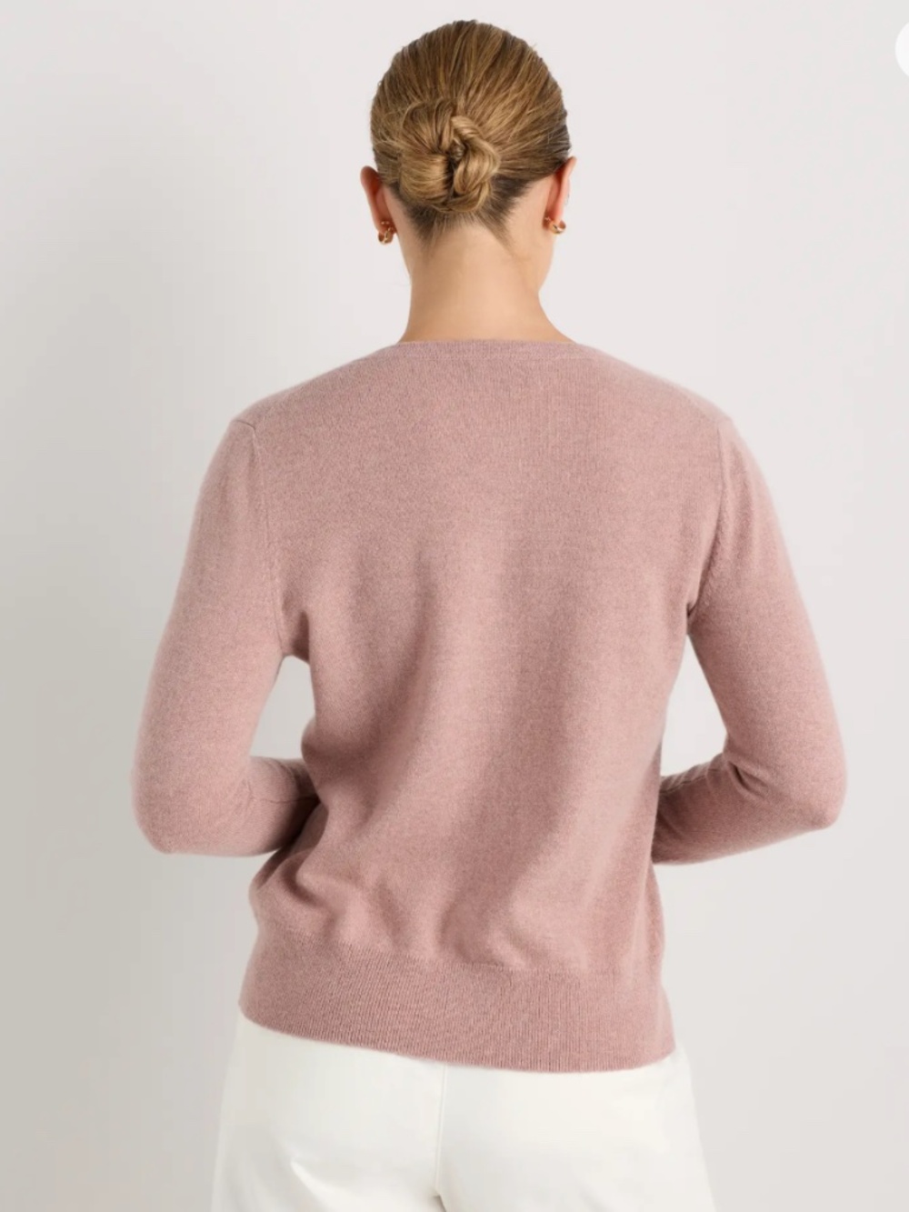 Quince Mongolian Cashmere Cardigan Sweater - Picture 2 of 4